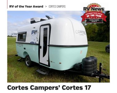 Cortes Campers Awarded RV News Lightweight Travel Trailer 2024